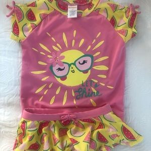 Gymboree girls swim set